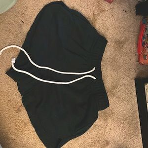 in small with drawstrings (wild fable).   High rise woman’s Dolphin shorts